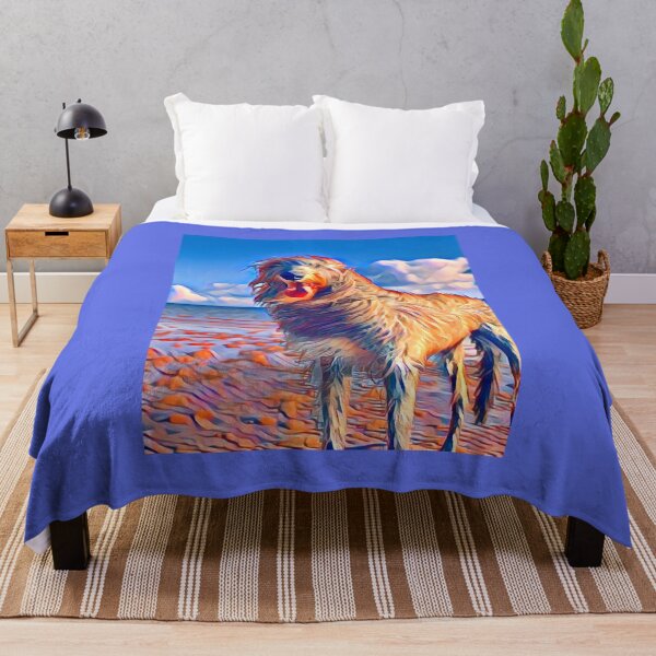 Item preview, Happy Rhodry at the seaside designed and sold by DeerhoundRhodry.