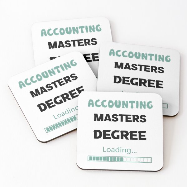 Item preview, ACCOUNTING MASTERS DEGREE LOADING designed and sold by POPLIN ⭐ ⭐ ⭐ ⭐ ⭐.