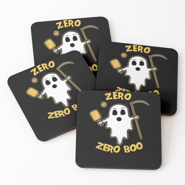 Item preview, Halloween Pickleball Zero Zero Boo Pun designed and sold by Kawaiindoodle.