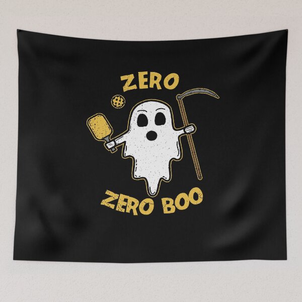 Item preview, Halloween Pickleball Zero Zero Boo Pun designed and sold by Kawaiindoodle.