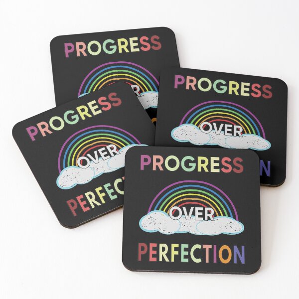 Item preview, Motivational Progress Over Perfection Back to School Teacher designed and sold by FridPix.