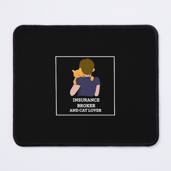 Item preview, INSURANCE BROKER AND LOVER OF CATS, CUSTOMERS, AND LOW RATES designed and sold by BestCoolStuff.