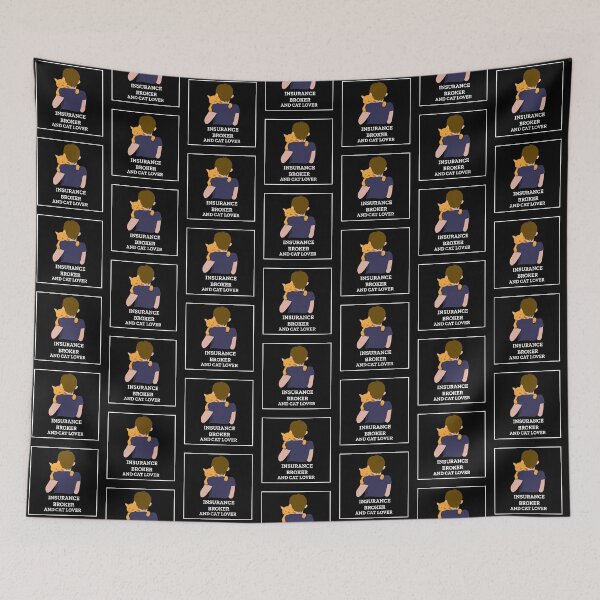 Item preview, INSURANCE BROKER AND LOVER OF CATS, CUSTOMERS, AND LOW RATES designed and sold by BestCoolStuff.