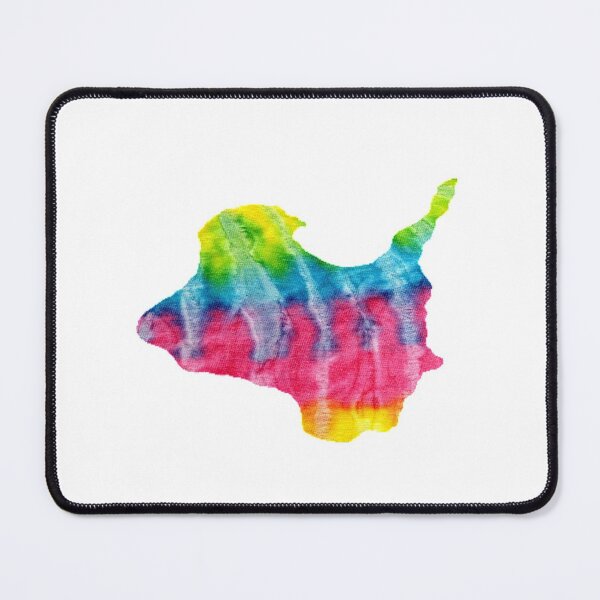 Item preview, Kelleys Island Lake Erie Tie Dye Map designed and sold by BusyBeeLife.