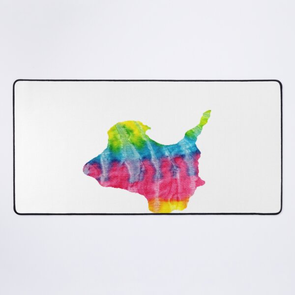 Item preview, Kelleys Island Lake Erie Tie Dye Map designed and sold by BusyBeeLife.