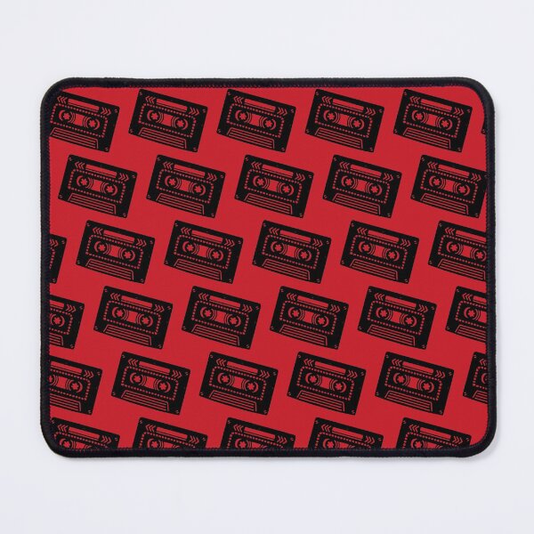 Item preview, Red retro cassette pattern designed and sold by LittleBettyMakes.
