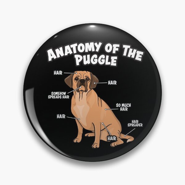 Item preview, Anatomy Of A Puggle Funny Dog Lover  designed and sold by JessieJune.