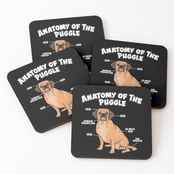 Item preview, Anatomy Of A Puggle Funny Dog Lover  designed and sold by JessieJune.