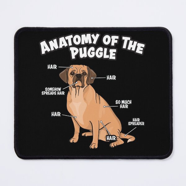 Item preview, Anatomy Of A Puggle Funny Dog Lover designed and sold by JessieJune.