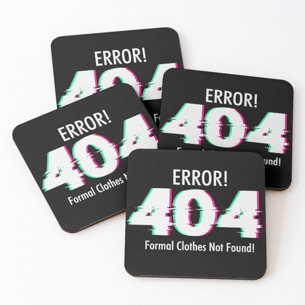 Item preview, Error 404 Formal Clothes Not Found designed and sold by SewnMemories.