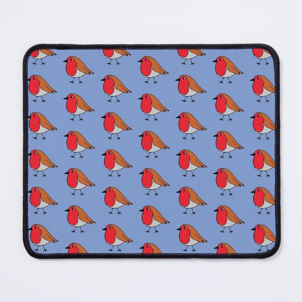 Artikelvorschau, Robin-Print auf Blau entworfen und verkauft von LittleBettyMakes.