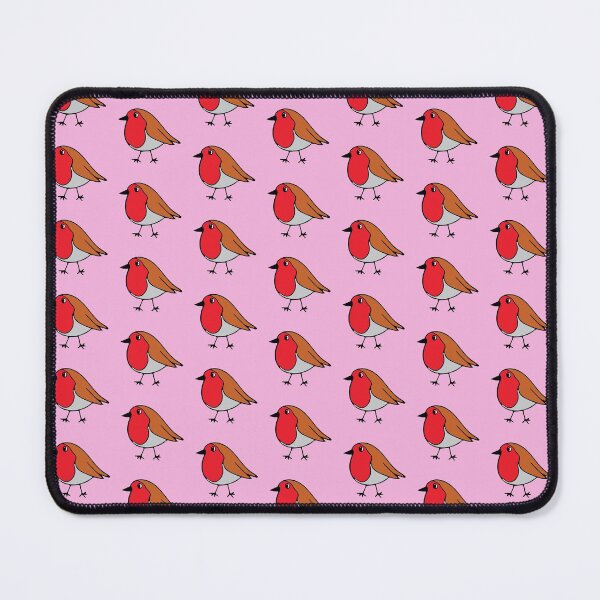 Artikelvorschau, Robin-Print auf Rosa entworfen und verkauft von LittleBettyMakes.