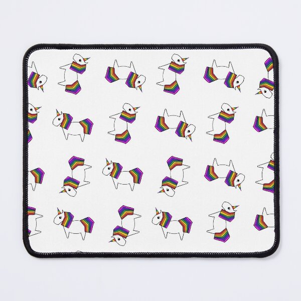 Item preview, Dala style rainbow unicorn designed and sold by LittleBettyMakes.