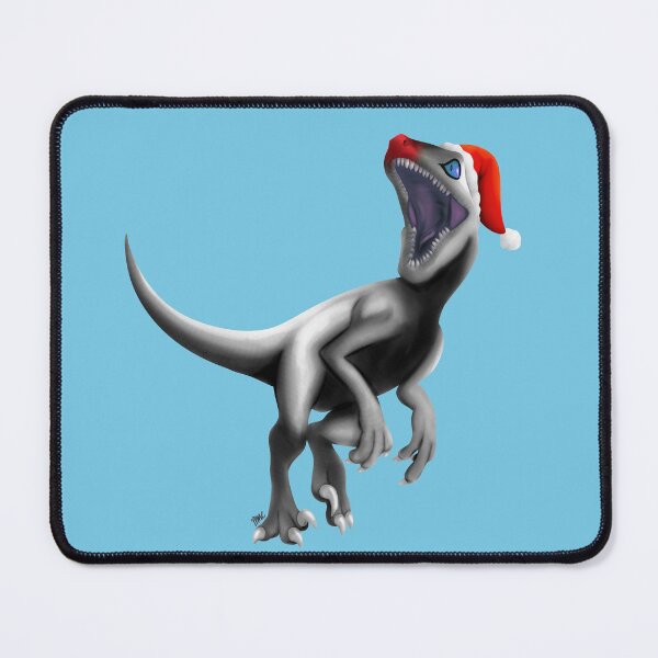 Item preview, Festive Dinosaur (Frigid White) designed and sold by IgniteWithin.