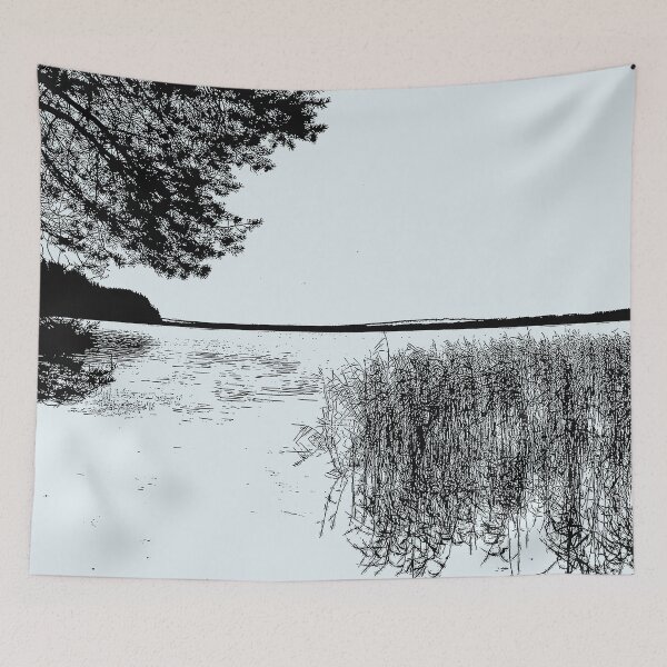 Item preview, Black and white at lakeland designed and sold by Greengardens36.