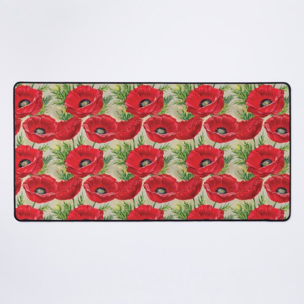 Artikelvorschau, Vintage Mohnblumen drucken entworfen und verkauft von LittleBettyMakes.