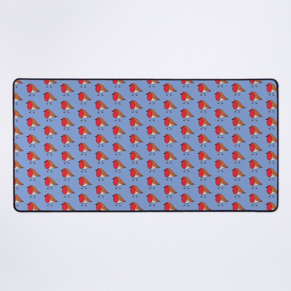 Item preview, Robin print on blue designed and sold by LittleBettyMakes.