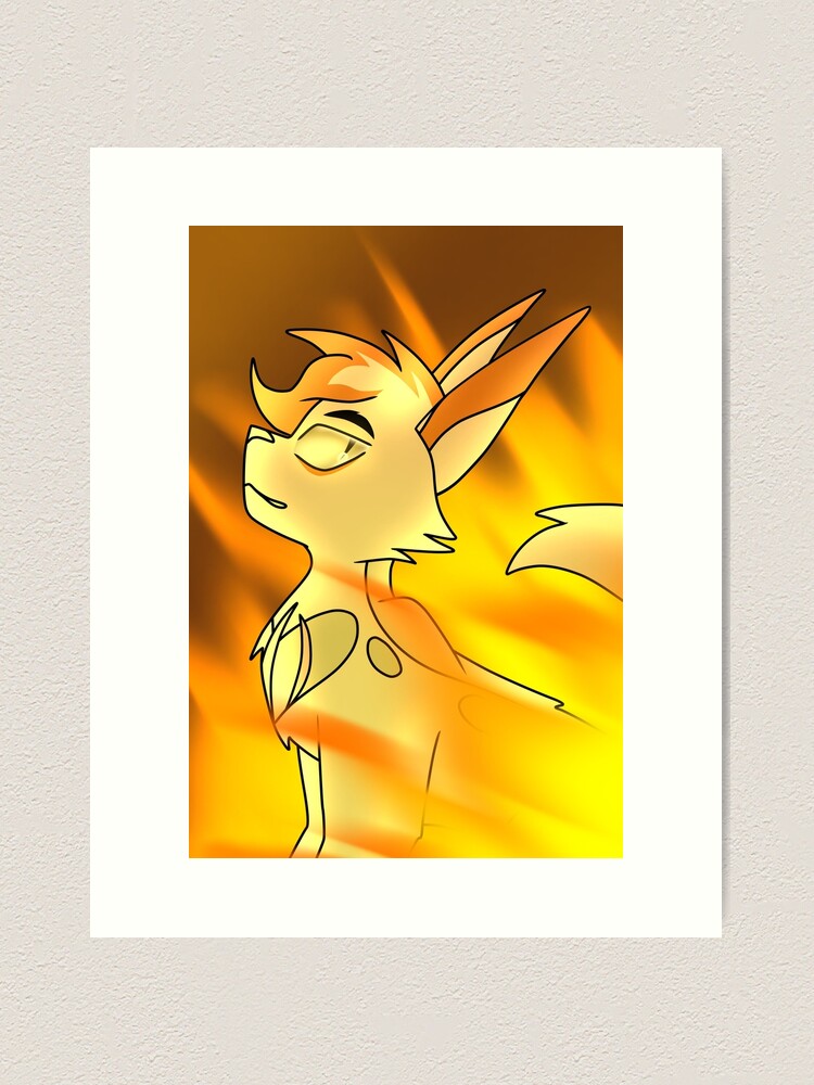 Ashfur Fire scene | Art Board Print