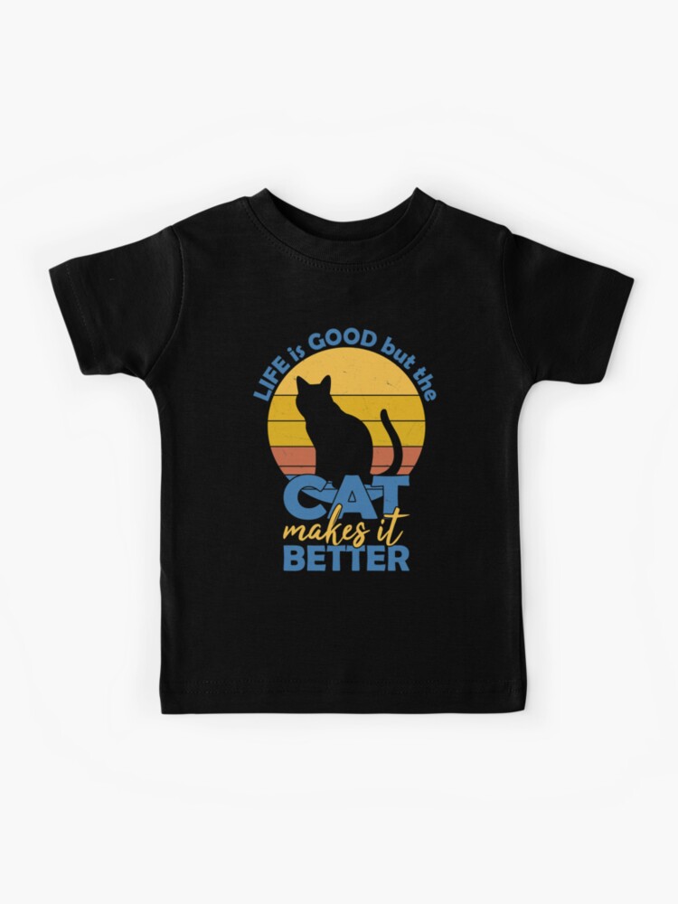 Life is good cat hotsell t shirts