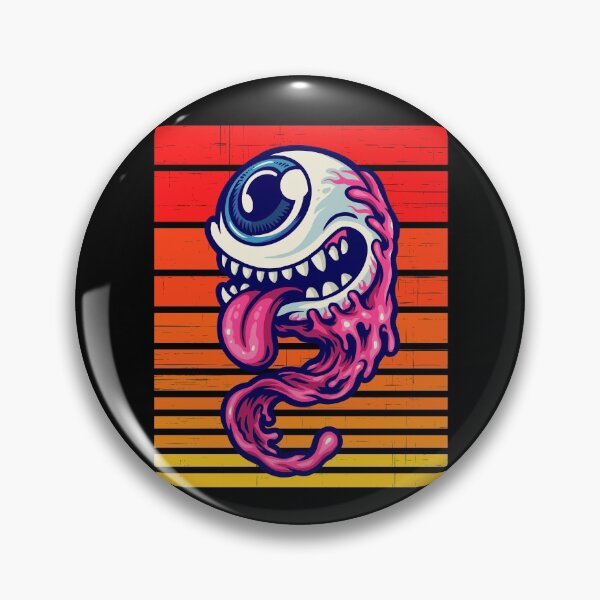 Item preview, Halloween One Eye Monster Retro Style designed and sold by libbergina.
