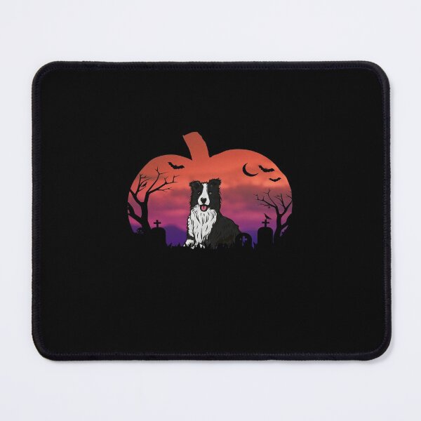 Artikelvorschau, Border Collie Kürbis Halloween süßes Border Collie Geschenk entworfen und verkauft von Guarddogdrive.