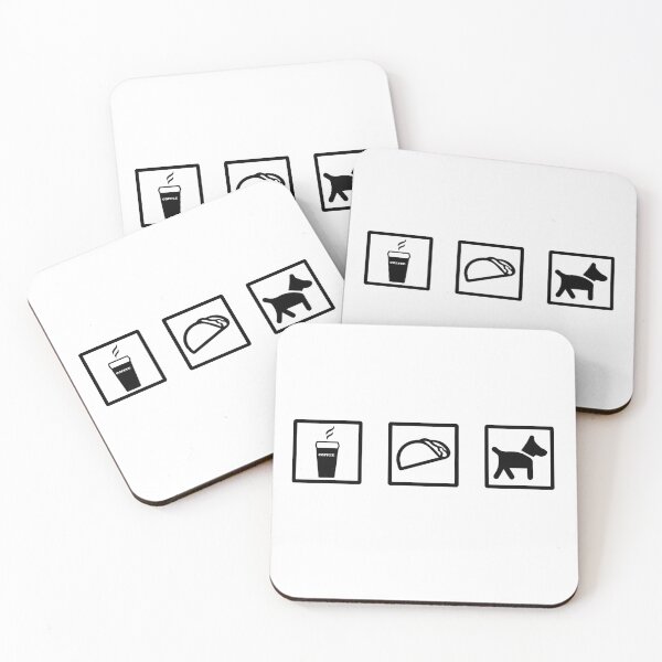 Item preview, Coffee Tacos and Dogs designed and sold by CJC Designs.
