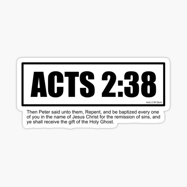 Item preview, Acts 2:38 - Our Flagship Design with Scripture - From "Acts 2:38 Store" designed and sold by a238c.