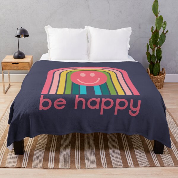 Item preview, Be Happy Smiley Rainbow designed and sold by SharksOnShore.