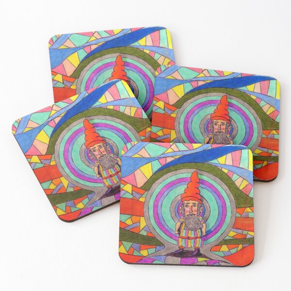 Item preview, 591 - MULTI-COLOURED GNOME DESIGN - DAVE EDWARDS - COLOURED PENCILS - 2021 designed and sold by BLYTHART.
