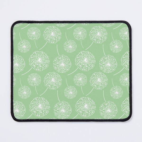Item preview, Dandelion clocks on green designed and sold by LittleBettyMakes.