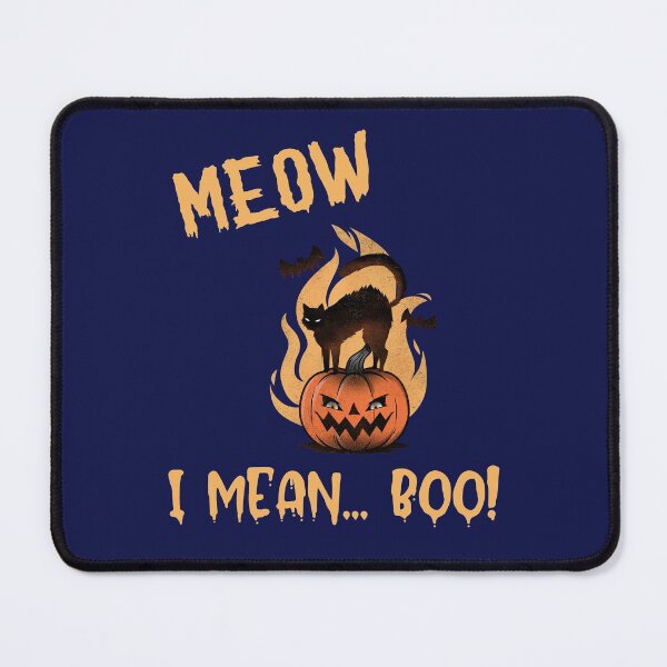 Item preview, Meow I Mean Boo - Funny Cute Spooky Cat Pumpkin Halloween Trick or Treat Costume designed and sold by CactusFamily.