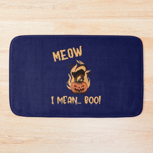 Item preview, Meow I Mean Boo - Funny Cute Spooky Cat Pumpkin Halloween Trick or Treat Costume  designed and sold by CactusFamily.