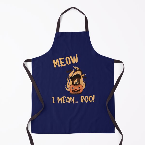 Item preview, Meow I Mean Boo - Funny Cute Spooky Cat Pumpkin Halloween Trick or Treat Costume designed and sold by CactusFamily.