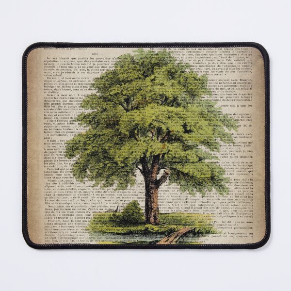 Item preview, 1980s hippie hipster fashion botanical art vintage oak tree designed and sold by LEILA ART SPACE.