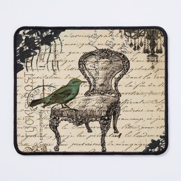 Item preview, cottagecore shabby chic vintage scripts french chair chandelier  designed and sold by LEILA ART SPACE.