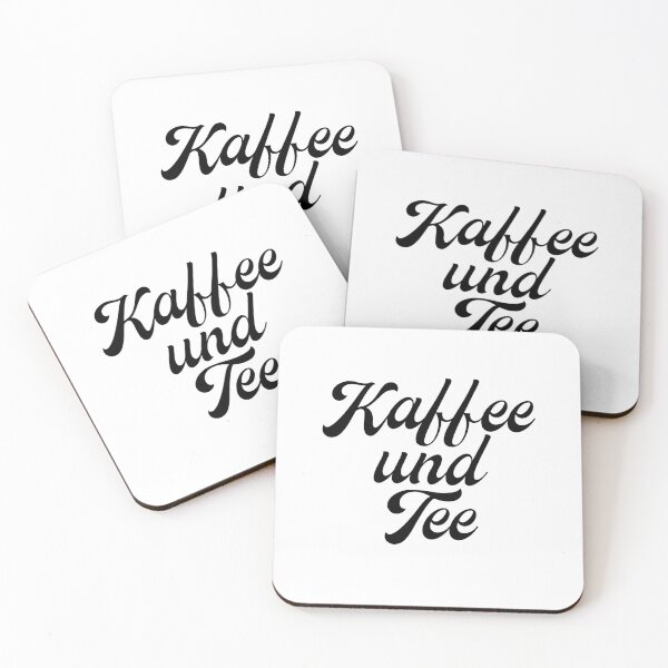 Item preview, Kaffee Und Tee German Phrase Shirt designed and sold by deskwhiskey.