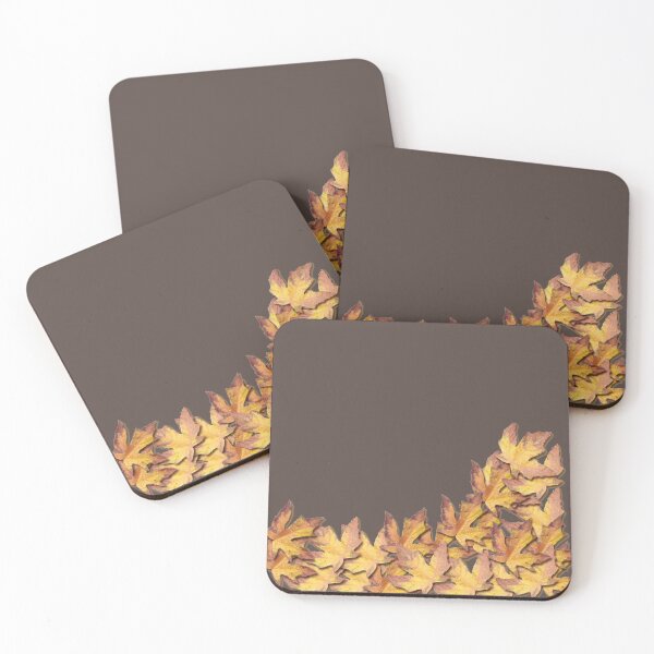 Item preview, Autumn Leaves on Chocolate designed and sold by LavishWithLove.