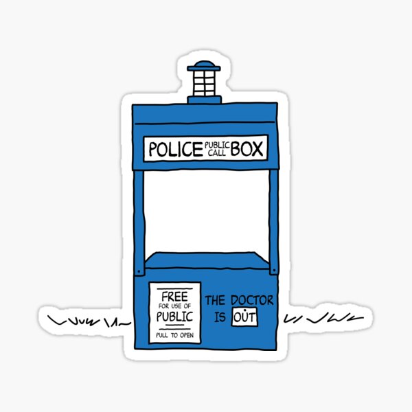 Peanut Who (White) Sticker