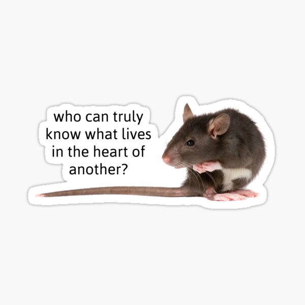 Rat Quote Stickers for Sale