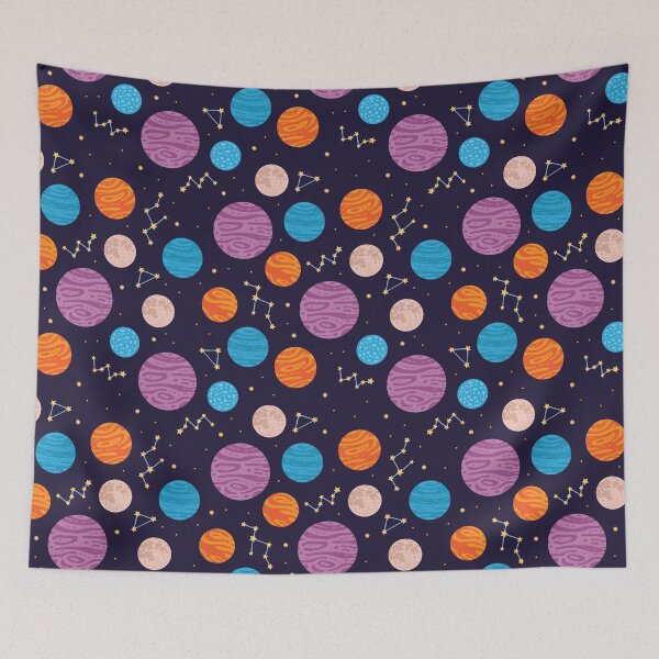Item preview, Space Heartbeat pattern designed and sold by urban-color.