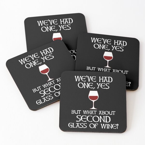 Item preview, We've Had One, Yes - But What About Second Glass of Wine? designed and sold by Cat Lady Designs.