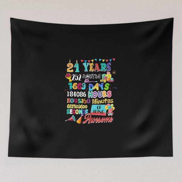 Item preview, 21st Birthday Party Celebration 21 Years Old 252 Months Fun designed and sold by canhabennhau.