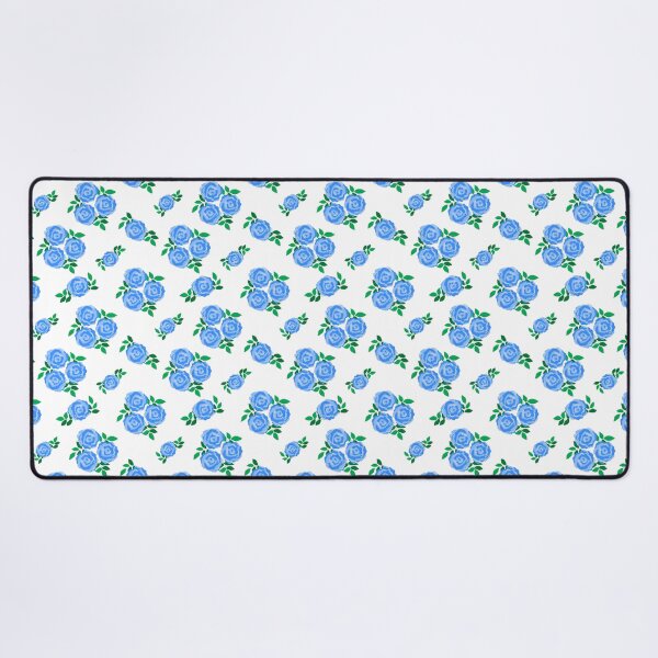 Item preview, Blue vintage style rose print designed and sold by LittleBettyMakes.