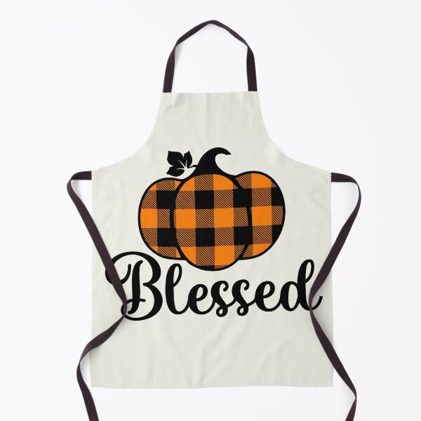 Item preview, Orange Blessed Plaid Pumpkin designed and sold by For Little Monkeys.