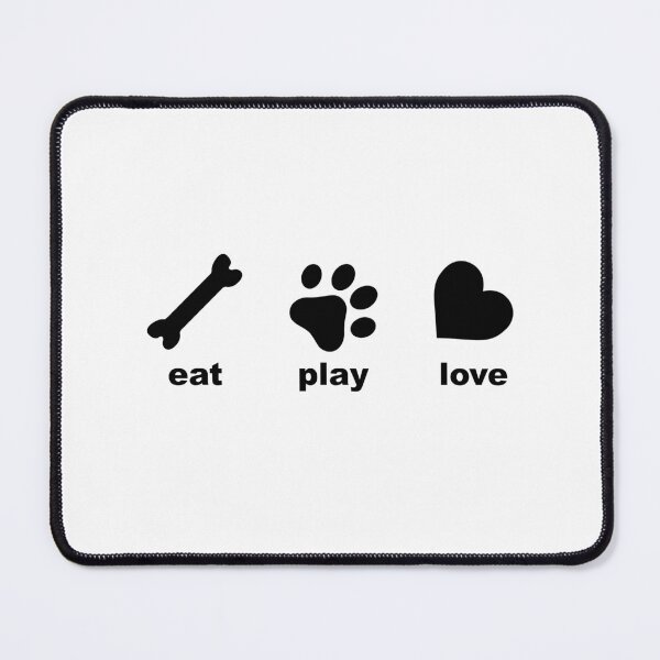 Item preview, Eat Love Play - Dogs Puppies designed and sold by CJC Designs.