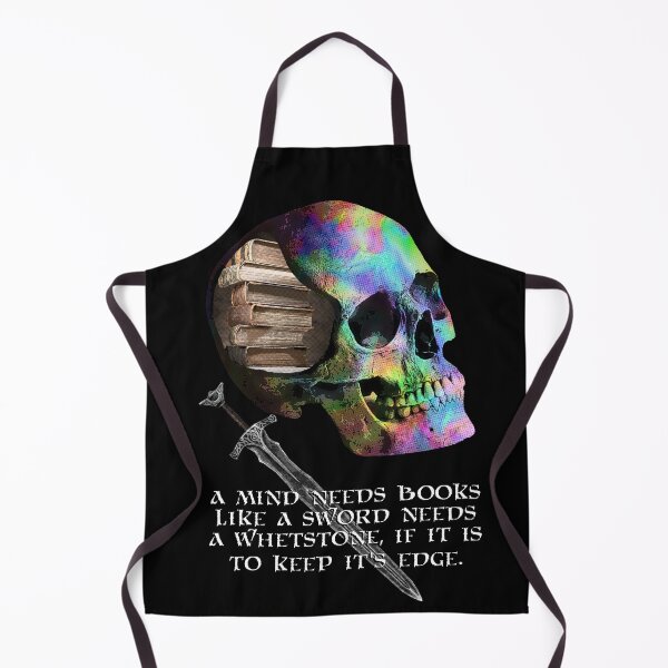 Item preview, A Mind Needs Books.... Dark Fantasy, Sword and Sorcery Skull (VARIANT) designed and sold by Occult Designs.