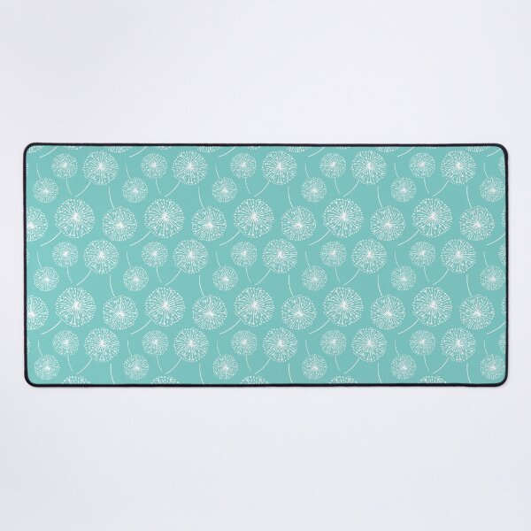 Item preview, Dandelion clocks on turquoise designed and sold by LittleBettyMakes.