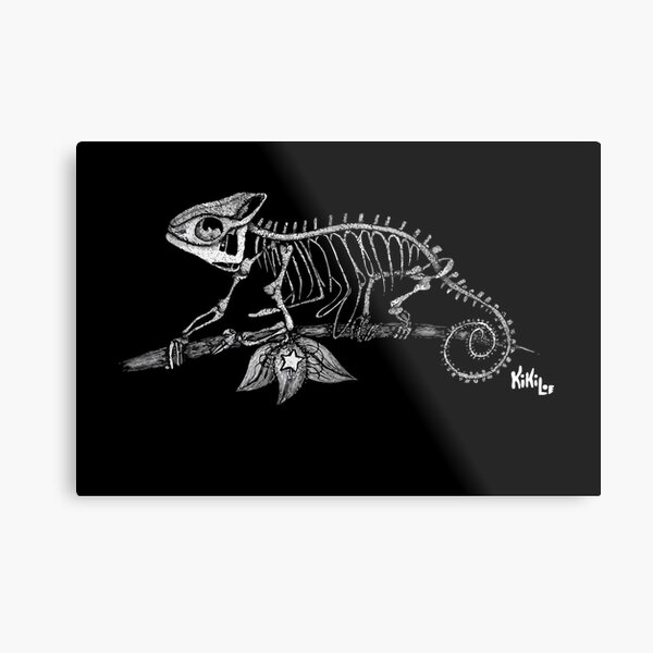 Huesos de camaleón (Chameleton) Lámina metálica