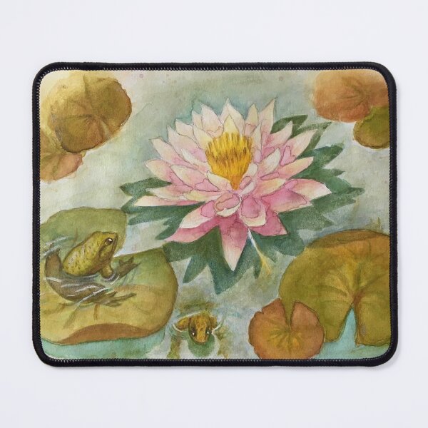 Item preview, Waterlilly and Frogs designed and sold by MaureenBoyle.