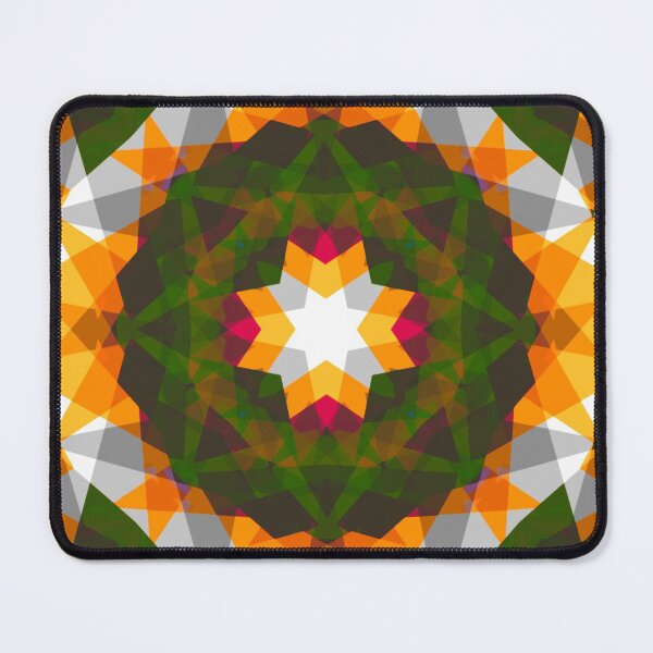 Item preview, Orange Green Grey Autumn Fall Halloween Star Pattern - Retro Seventies Countryside Cottage Inspired Art designed and sold by PatternPerfect.